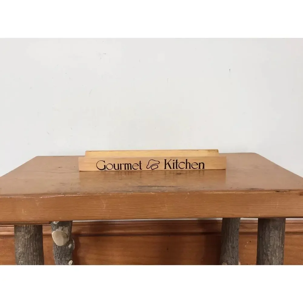 Vtg Gourmet Kitchen Himark Solid Marble Pastry Dough Baking Rolling Pin w Stand